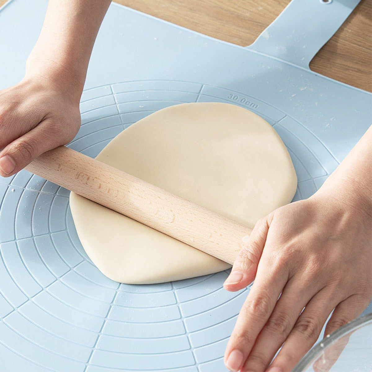 1pc High-quality Beech Wood Rolling Pin easy-shop-bay