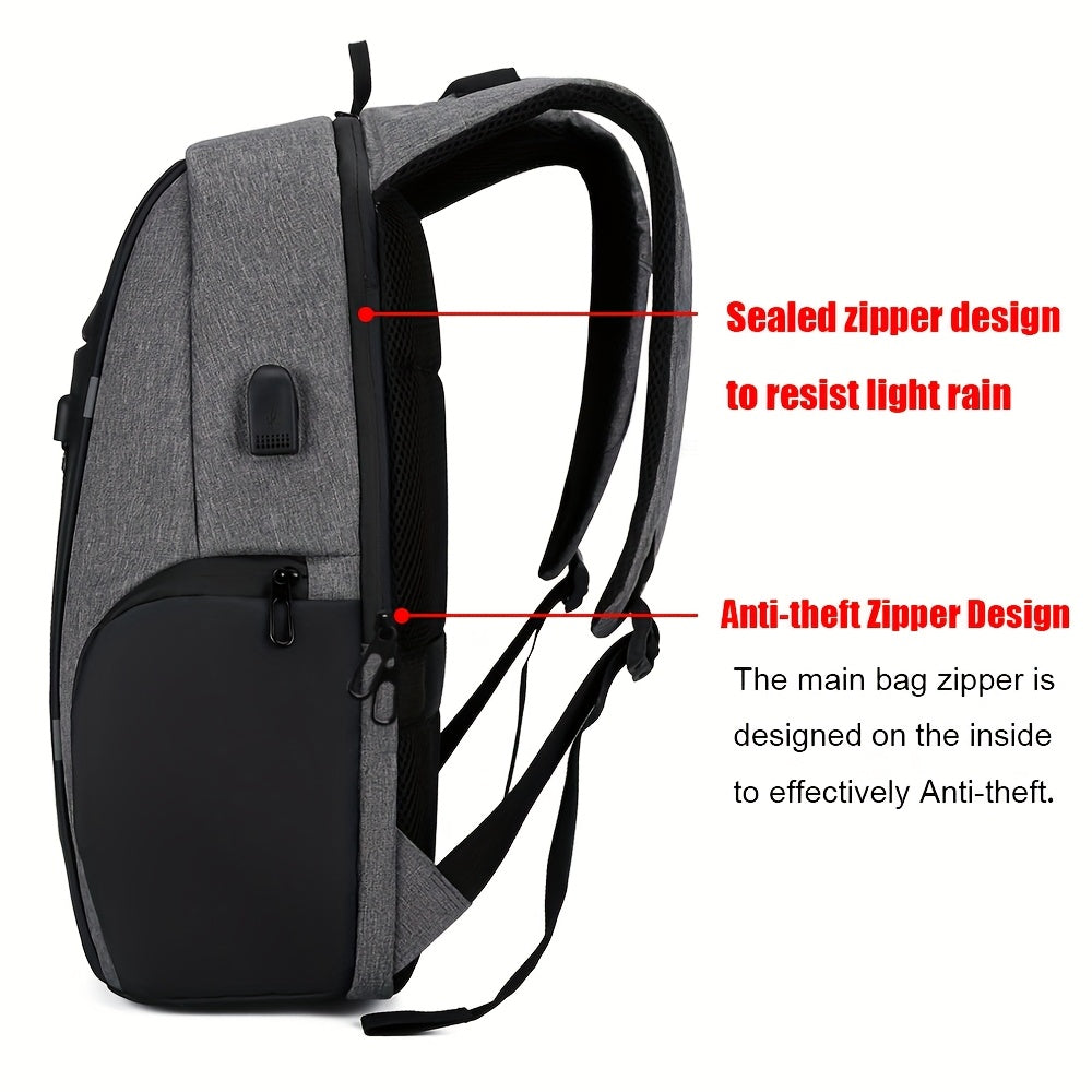 [Anti-theft | Laptop] Large Capacity Anti-theft Men's Laptop Backpack | Travel Business Bag Shoulder Bag easy-shop-bay