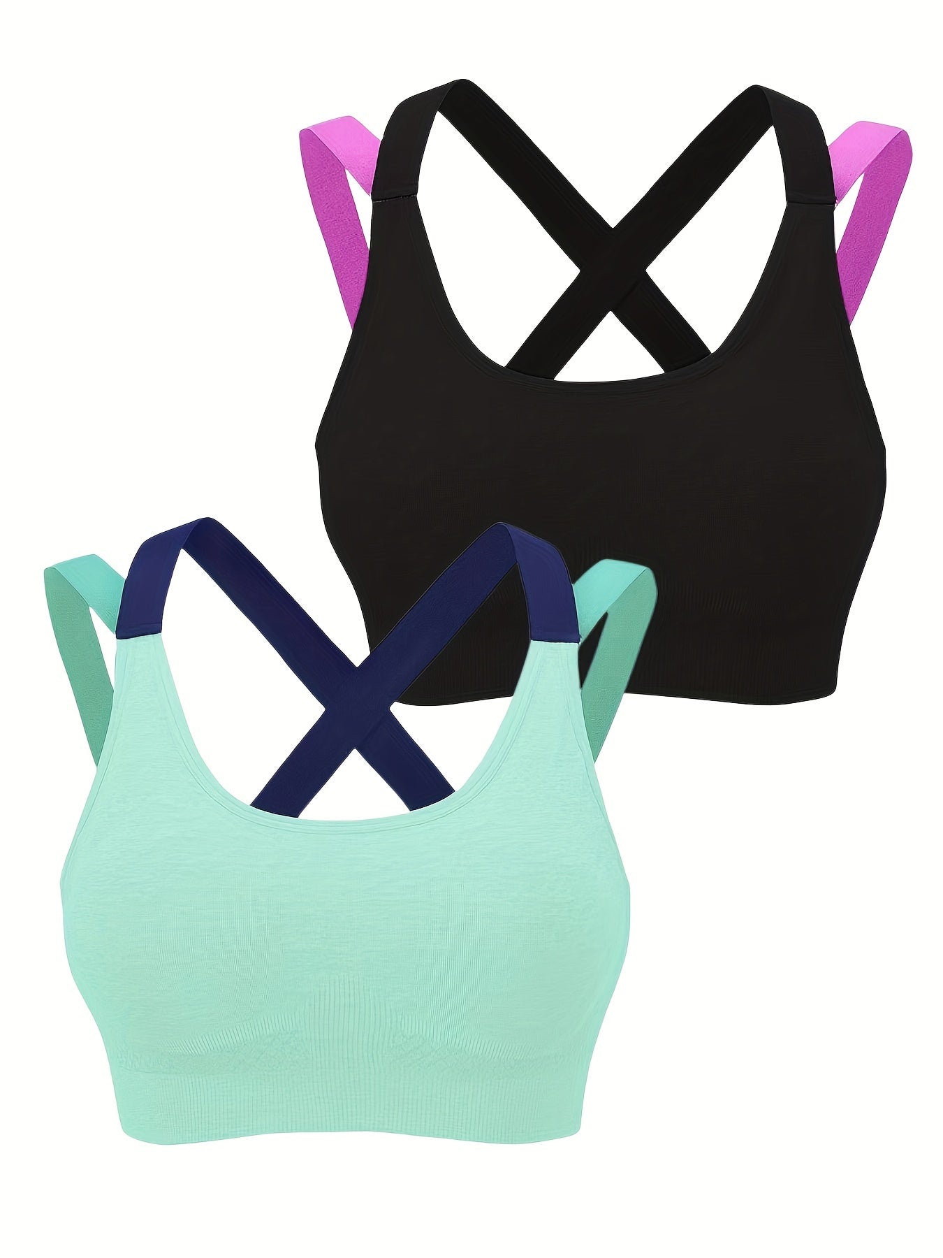 Summer Outer Wear Beautiful Back No Steel Ring Vest Type Sleep Sports Underwear Female Yoga Running Fitness Sports Bra Thin easy-shop-bay