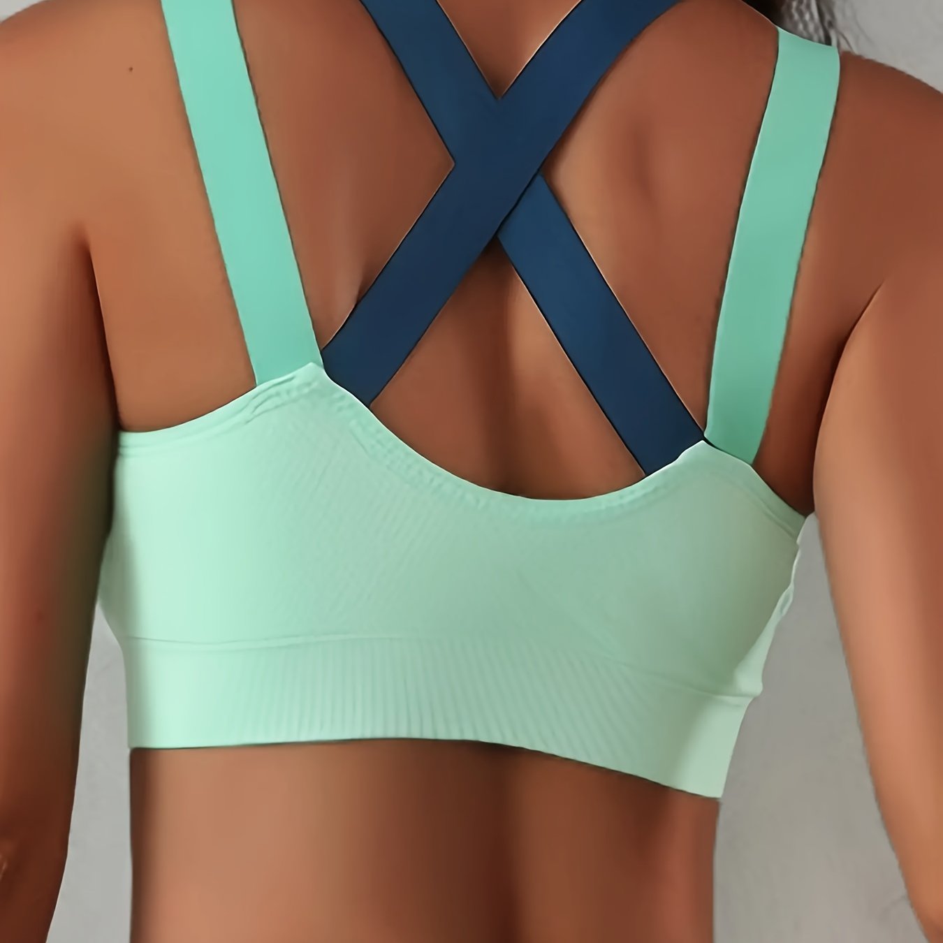 Summer Outer Wear Beautiful Back No Steel Ring Vest Type Sleep Sports Underwear Female Yoga Running Fitness Sports Bra Thin easy-shop-bay