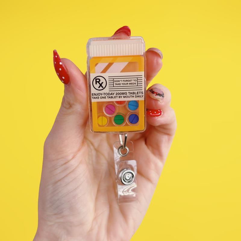 Fun and Colorful Shaker Badge Reels for Teachers, Nurses and More