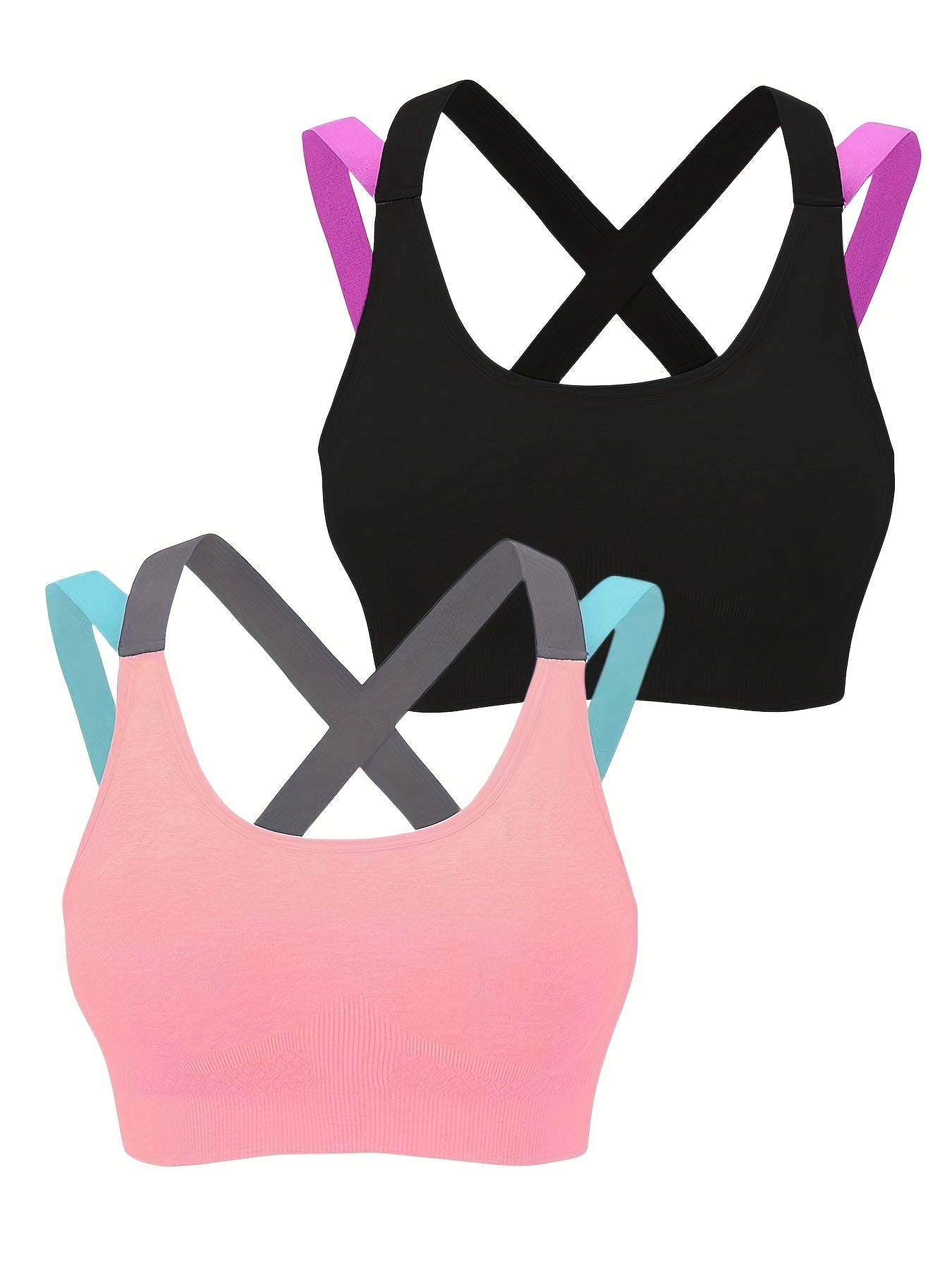 Summer Outer Wear Beautiful Back No Steel Ring Vest Type Sleep Sports Underwear Female Yoga Running Fitness Sports Bra Thin easy-shop-bay