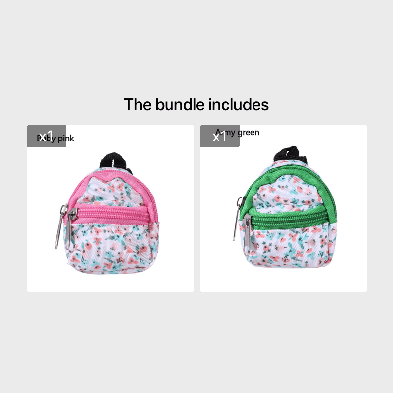 for LABUBU 30cm Doll 1/6 BJD Doll Mini Bag Backpack Mini Doll Bag Doll House Decoration Toy Accessories for Gifts Halloween, Christmas Gift easy-shop-bay