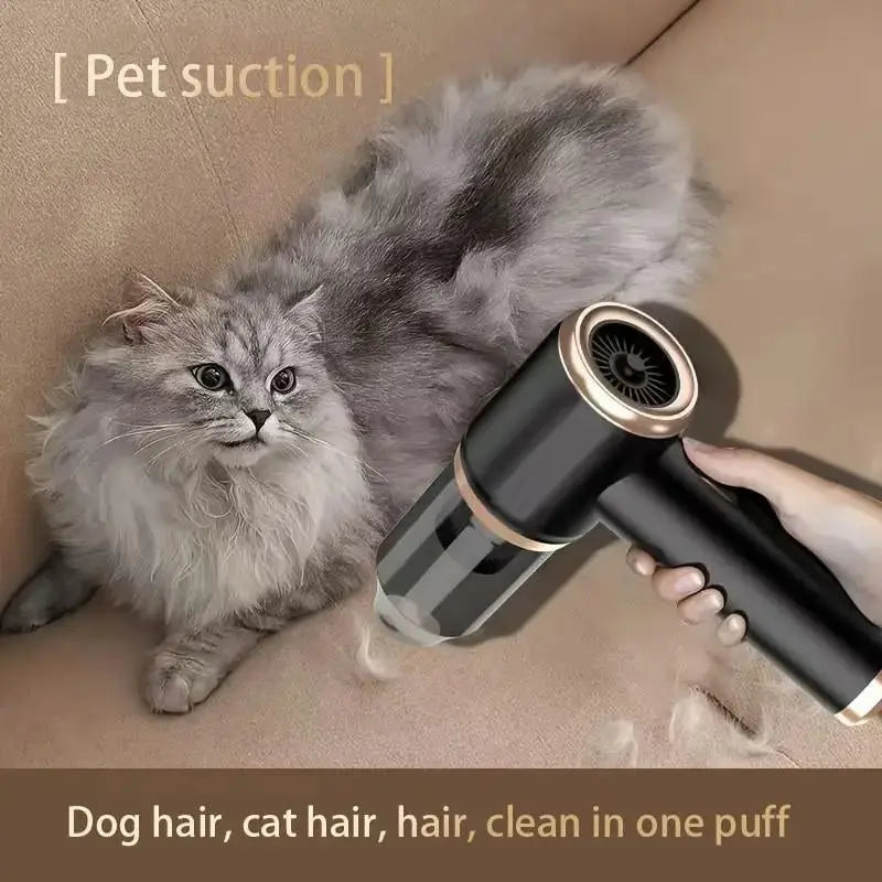 4-in-1 High-Performance Handheld Rechargeable Vacuum Cleaner for Car and Home Use, Ideal for Pet Hair Removal, Compact Design with Strong Suction