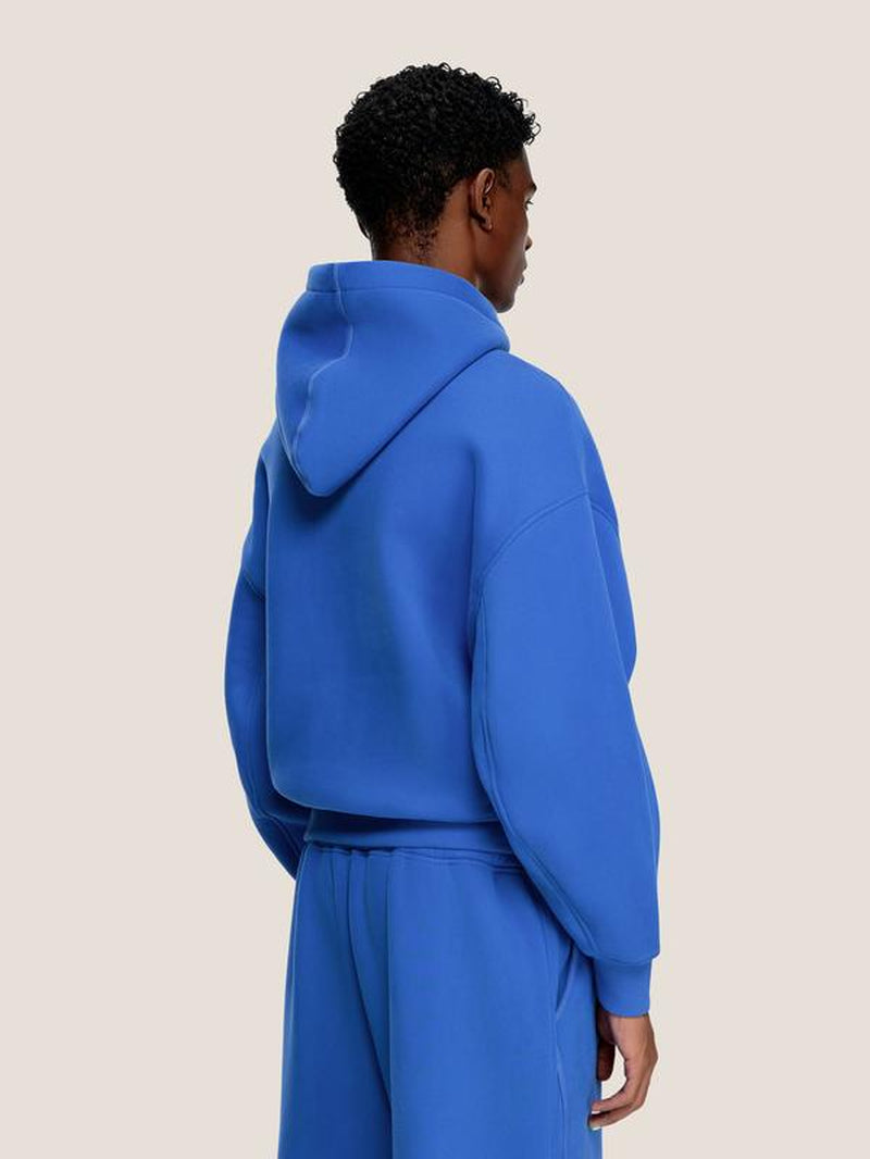 Aelfric Eden Souffle Cloud ICON Boxy Set Premium Unisex 2 Piece Oversized Batwing Sleeve Hoodie & Baggy Pants Leather Patch Y2K Heavyweight Streetwear