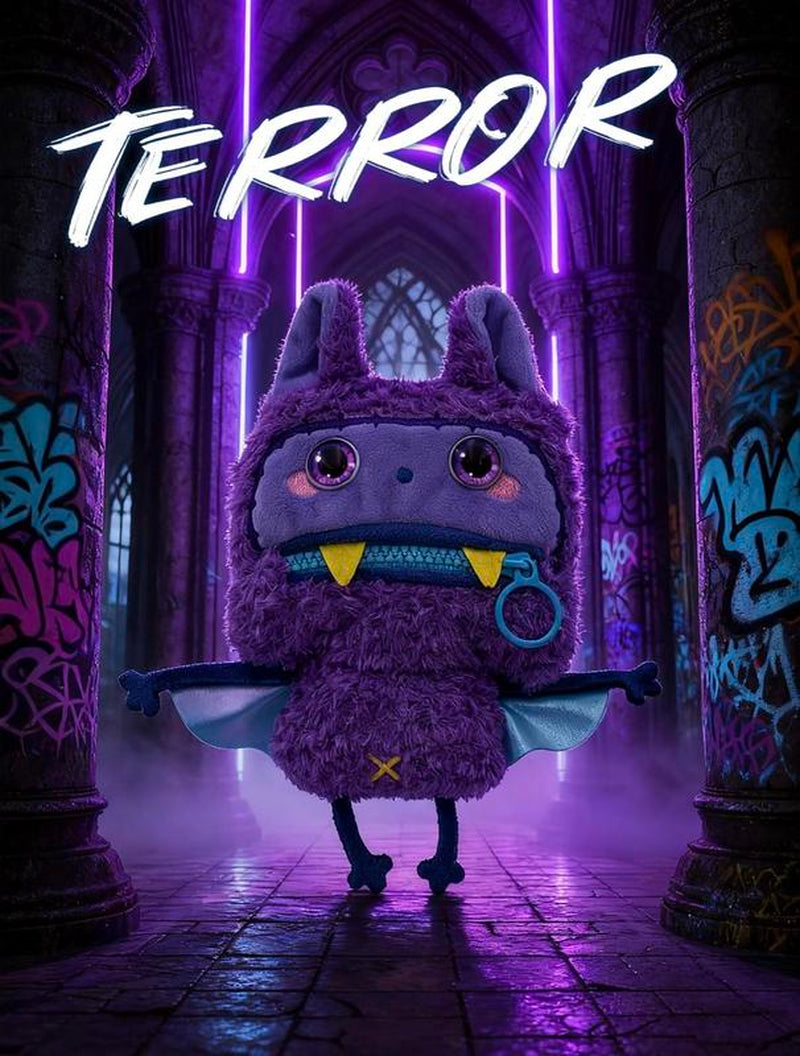 Nomster-Nom Bad Mood Sound Plush Keychain Blind Box – Cute & Fun Collectible with Unique Sounds, Perfect Gift for Plush Lovers