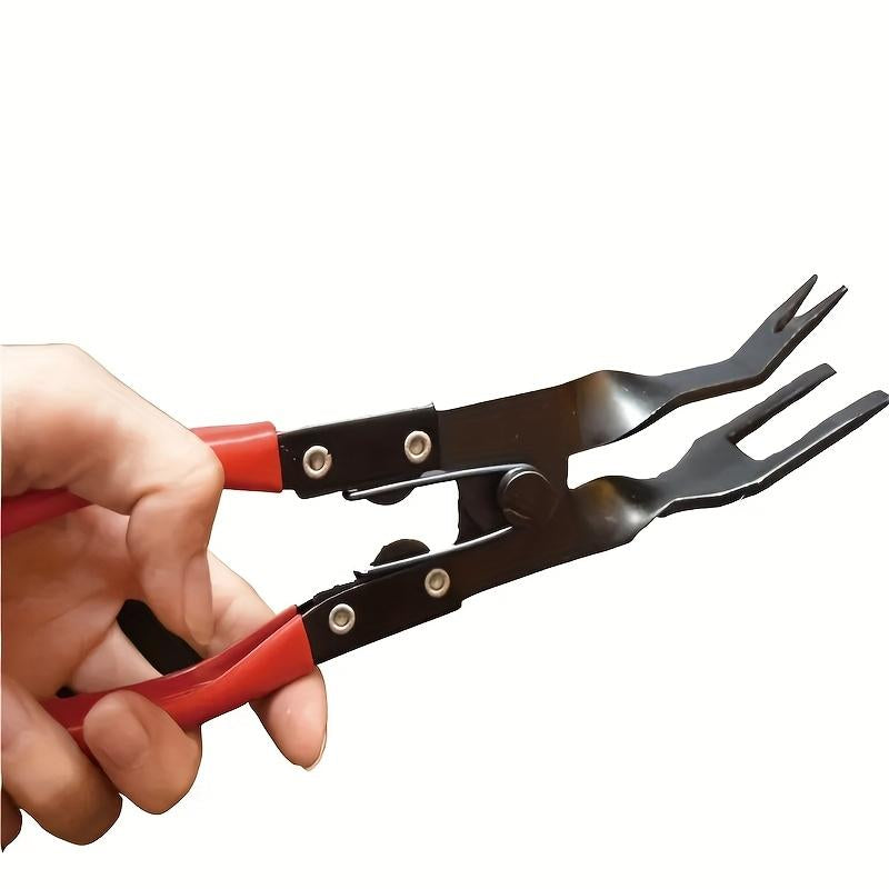 3 Pcs Auto Clip Pliers Set & Fastener Remover Car Trim Rivet Removal Pry Tool Repair Kit with Storage Bag for Automotive Door Panel