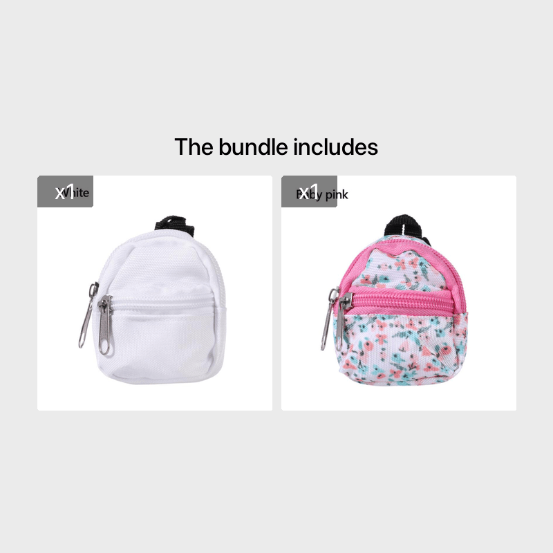 for LABUBU 30cm Doll 1/6 BJD Doll Mini Bag Backpack Mini Doll Bag Doll House Decoration Toy Accessories for Gifts Halloween, Christmas Gift easy-shop-bay