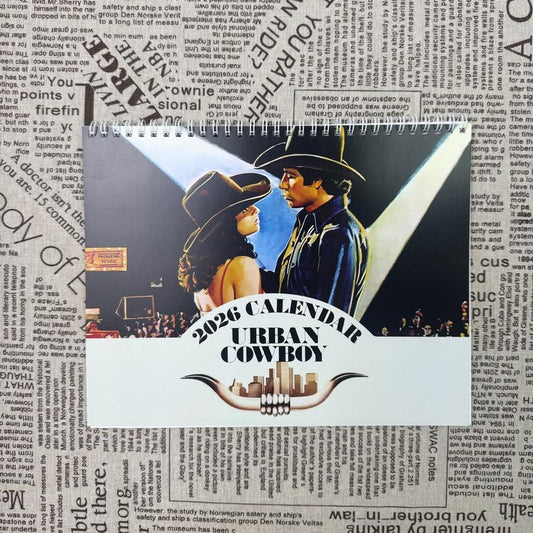 Urban Cowboy Inspired 2026 Calendar, Western Country Theme Calendar, Vintage Cowboy Fans Gift, New Year Planner, Holiday Gift Ideas