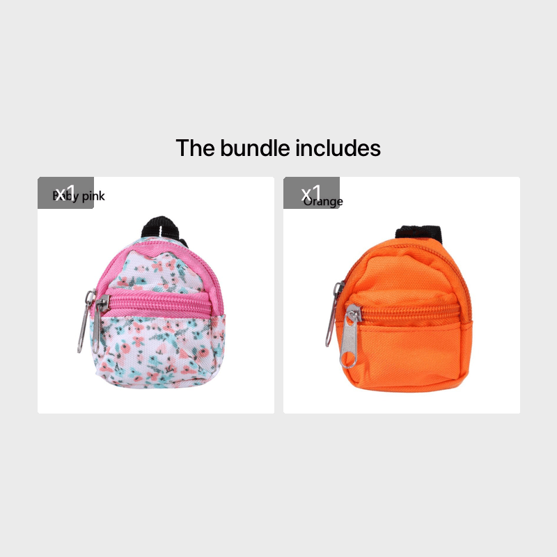 for LABUBU 30cm Doll 1/6 BJD Doll Mini Bag Backpack Mini Doll Bag Doll House Decoration Toy Accessories for Gifts Halloween, Christmas Gift easy-shop-bay