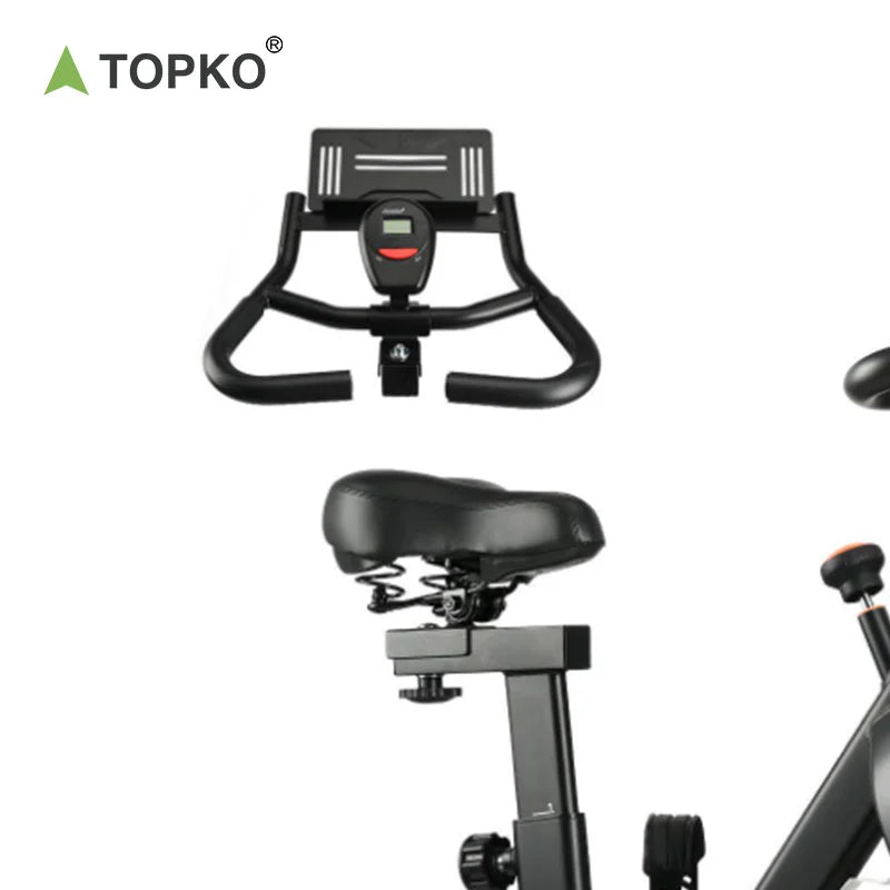 TOPKO US Warehouse Indoor Exercise Bike Cardio Exercise Spin Bike Magnetic Control Silent Bike easy-shop-bay