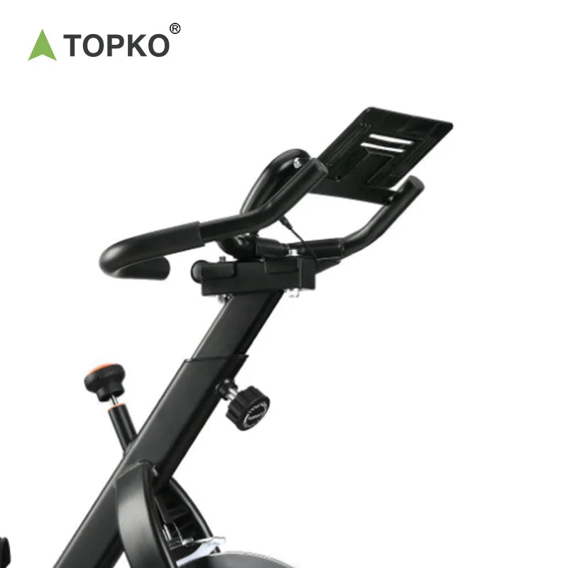 TOPKO US Warehouse Indoor Exercise Bike Cardio Exercise Spin Bike Magnetic Control Silent Bike easy-shop-bay