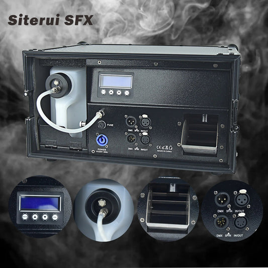 SITERUI SFX 1500W Water Based Haze Machine Mist Morning Haze with DMX LCD Remote Control for Theater Concerts easy-shop-bay
