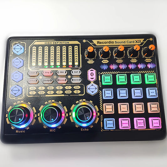 GAX-X8 New OTG Technology Quality X8 USB Sound Card External Smart Professional Connect Phone and Tablet easy-shop-bay