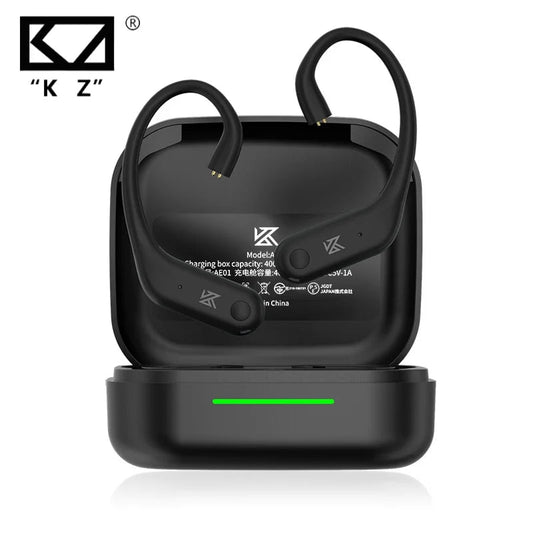 KZ AE01 Wireless Upgrade Cable Bluetooth-compatible 5.4 HIFI Wireless Ear Hook C PIN Connector With Charging Case easy-shop-bay