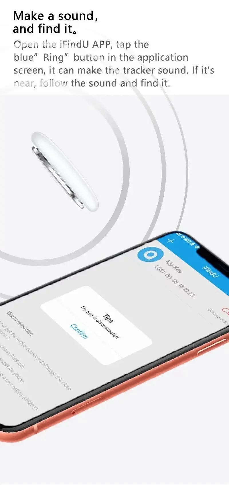 Xiaomi Mini Bluetooth 5.0 Tracker GPS AntiLost Device Round Pet Kids Bag Wallet Tracking Finder Locator Air Tag Smart Home NEW easy-shop-bay