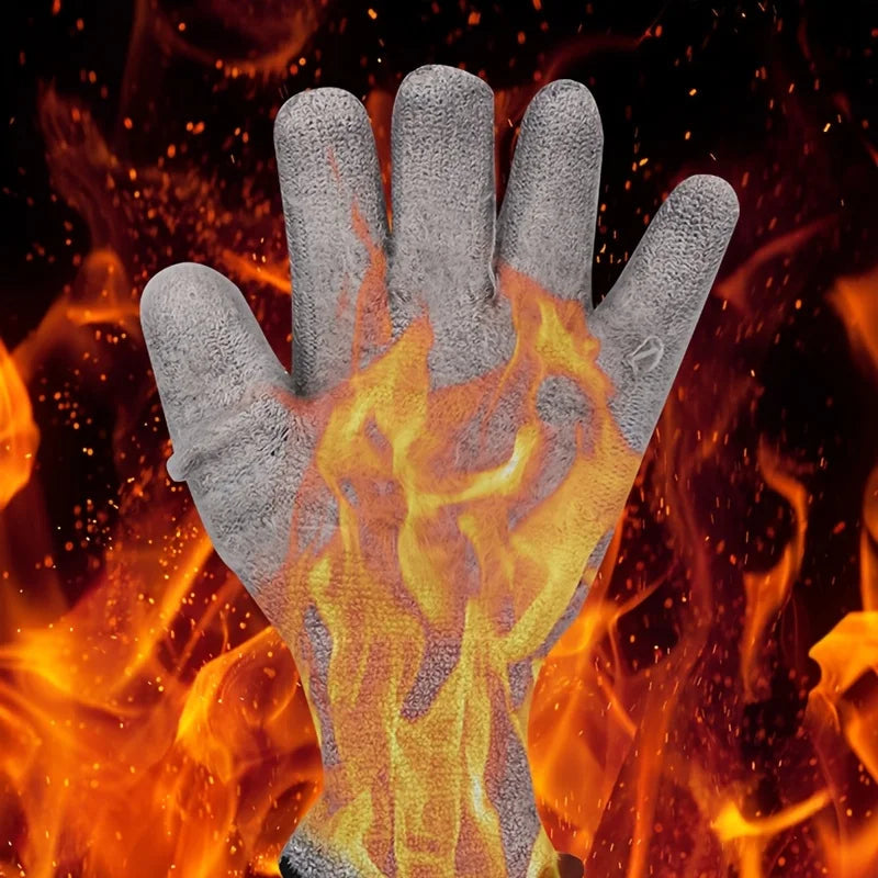 1 pair of men's cold and waterproof winter work gloves, warm and durable mechanical gloves, suitable for cold weather easy-shop-bay