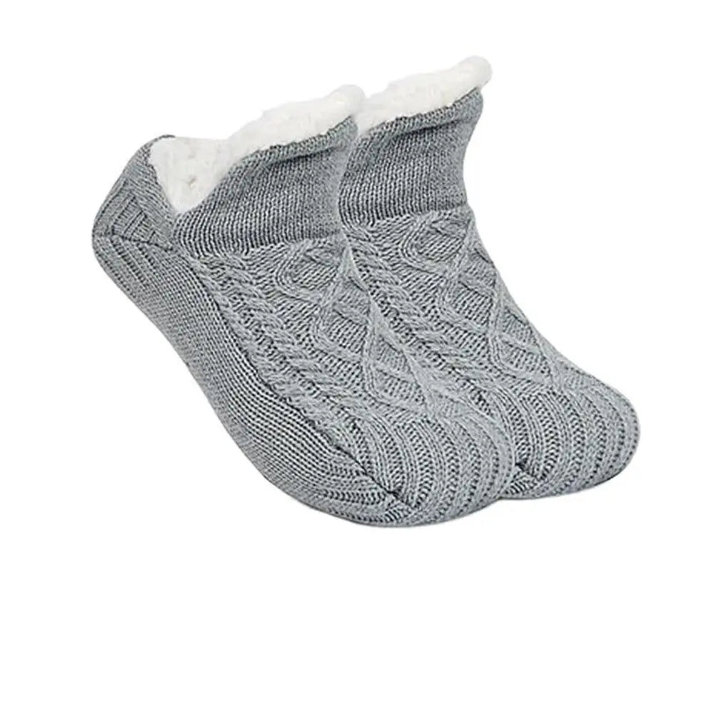 Super Warm Winter Non-slip Floor Socks Women Men Snow Socks Sleep Carpet Socks Slippers Socks Women Velvet Boot Unsiex Home Wear easy-shop-bay