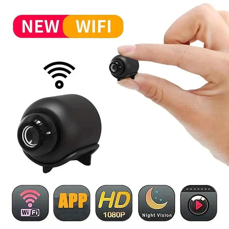New X5Mini Night Vision 1080P Wireless Surveillance Camera Lightweight Clear Portable Motion Detection Premium Quality easy-shop-bay