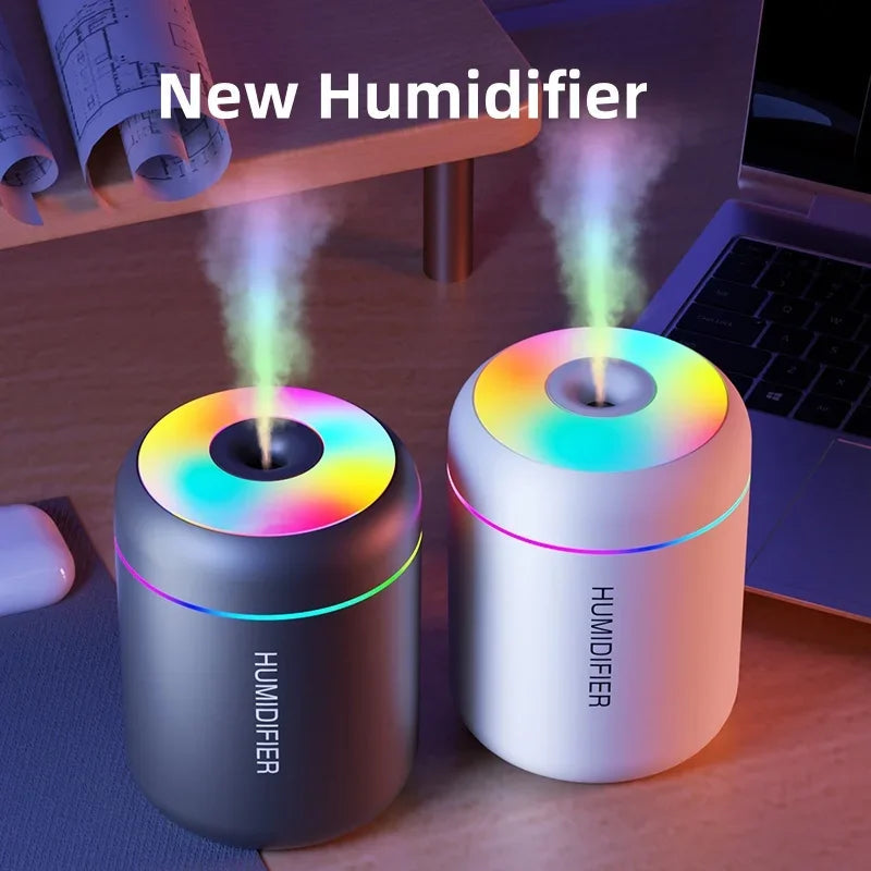 180ML Mini Air Humidifier USB Electric Aroma Diffuser Essential Oil Purifier Aromatherapy Mist Maker Lights For Car Home Bedroom easy-shop-bay