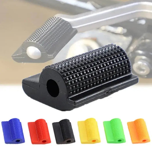 Universal Motorcycle Shift Gear Lever Pedal Rubber Cover Anti-skid Foot Peg Toe Gel Accessories for Honda Kawasaki Yamaha easy-shop-bay