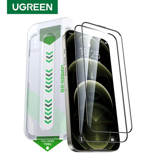 UGREEN Dust-free Screen Protector For iPhone 16 Pro Max Tempered Glass For iPhone 16 Pro Screen Protectors 15Pro Plus Film easy-shop-bay