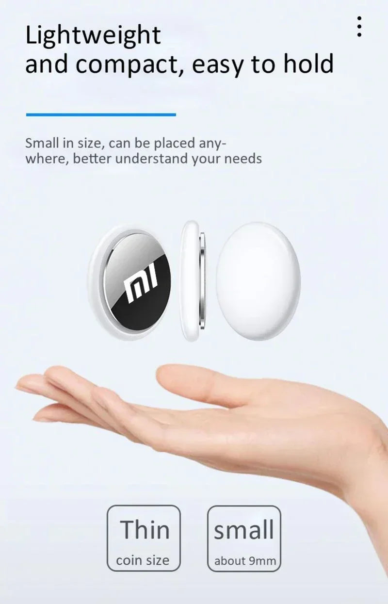 Xiaomi Mini Bluetooth 5.0 Tracker GPS AntiLost Device Round Pet Kids Bag Wallet Tracking Finder Locator Air Tag Smart Home NEW easy-shop-bay