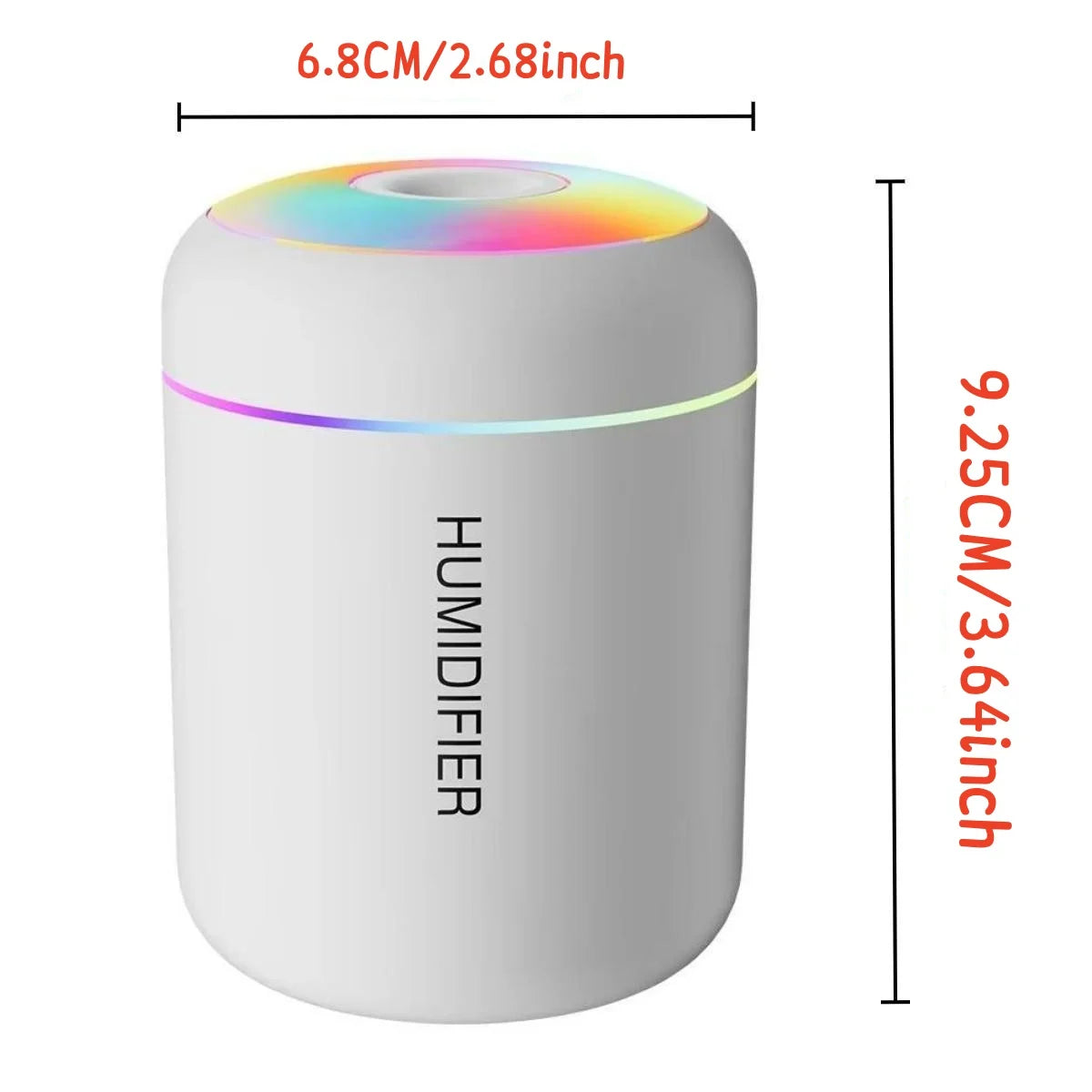 180ML Mini Air Humidifier USB Electric Aroma Diffuser Essential Oil Purifier Aromatherapy Mist Maker Lights For Car Home Bedroom easy-shop-bay