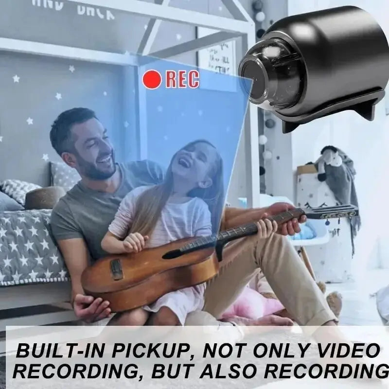 New X5Mini Night Vision 1080P Wireless Surveillance Camera Lightweight Clear Portable Motion Detection Premium Quality easy-shop-bay