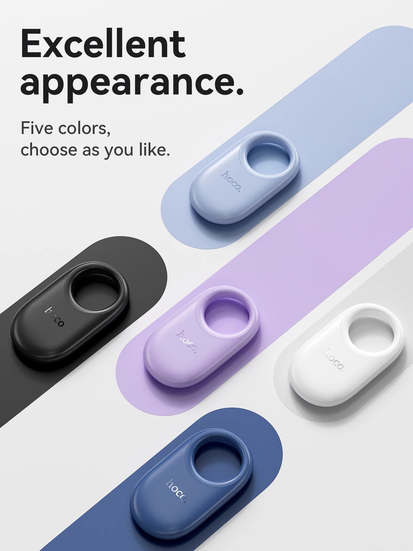 HOCO Fashion Smart Wireless Anti-Lost Position Device GPS Tracker Suppprt For Find My For Wallet Key Pet Alarm Finder Tag easy-shop-bay