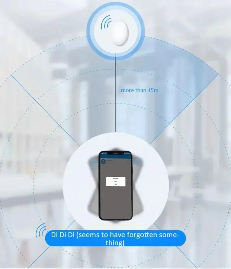 Xiaomi Mini Bluetooth 5.0 Tracker GPS AntiLost Device Round Pet Kids Bag Wallet Tracking Finder Locator Air Tag Smart Home NEW easy-shop-bay