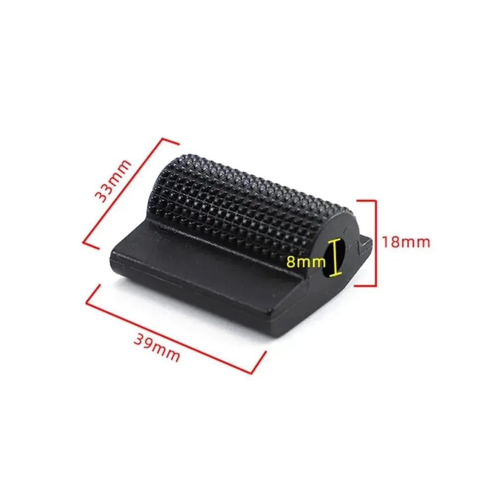 Universal Motorcycle Shift Gear Lever Pedal Rubber Cover Anti-skid Foot Peg Toe Gel Accessories for Honda Kawasaki Yamaha easy-shop-bay