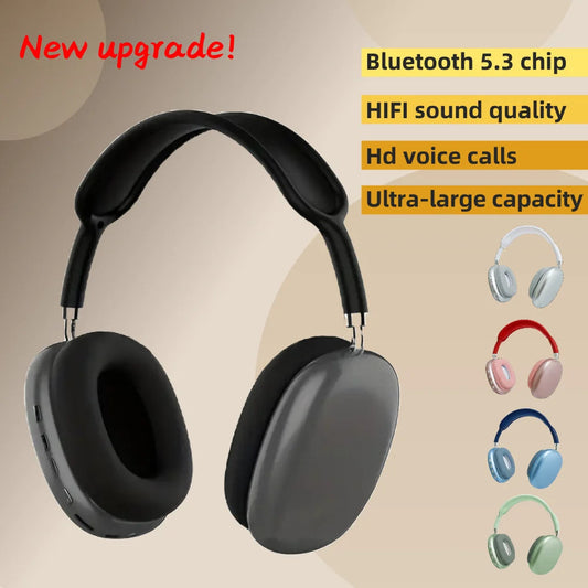 Wireless Bluetooth Headset Sports Gaming Headset Hifi Stereo Noise Cancelling for Phone PC easy-shop-bay