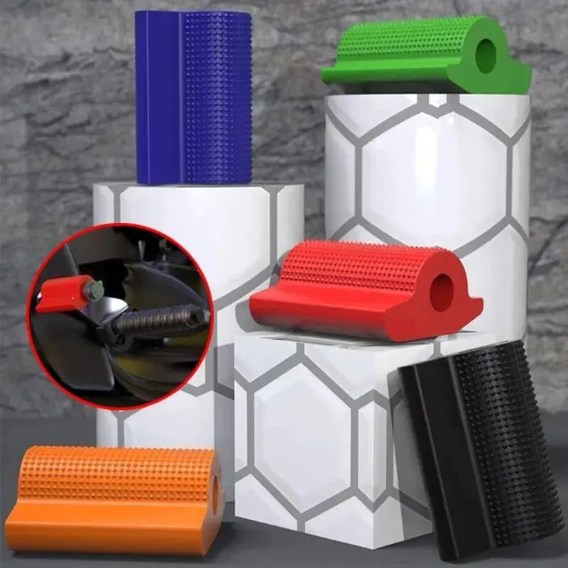 Universal Motorcycle Shift Gear Lever Pedal Rubber Cover Anti-skid Foot Peg Toe Gel Accessories for Honda Kawasaki Yamaha easy-shop-bay