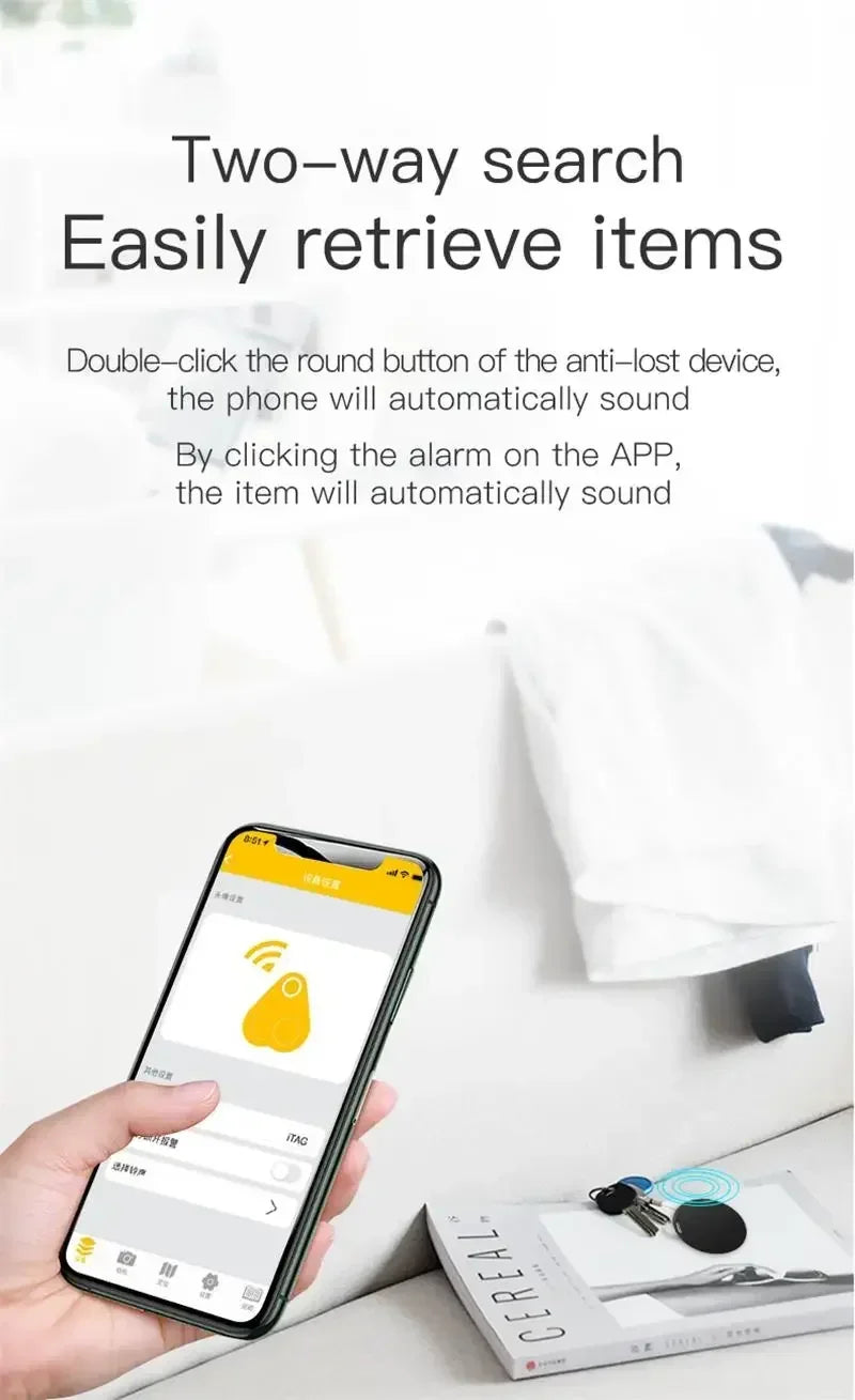 Xiaomi GPS Tracker Bluetooth 5.0 Anti-Lost GPS Mini Device Pet Kids Bag Wallet Tracking For IOS Android Smart Finder Locator easy-shop-bay