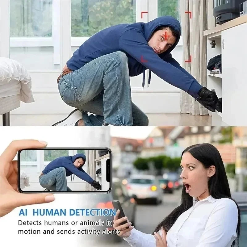 New X5Mini Night Vision 1080P Wireless Surveillance Camera Lightweight Clear Portable Motion Detection Premium Quality easy-shop-bay