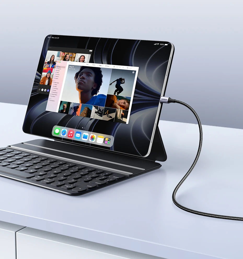 UGREEN MFi USB Cable for iPhone 14 13 12 Pro Max 2.4A Fast Charging Lightning Cable for iPad Mini Phone Data Cable easy-shop-bay