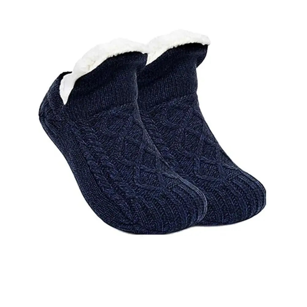 Super Warm Winter Non-slip Floor Socks Women Men Snow Socks Sleep Carpet Socks Slippers Socks Women Velvet Boot Unsiex Home Wear easy-shop-bay