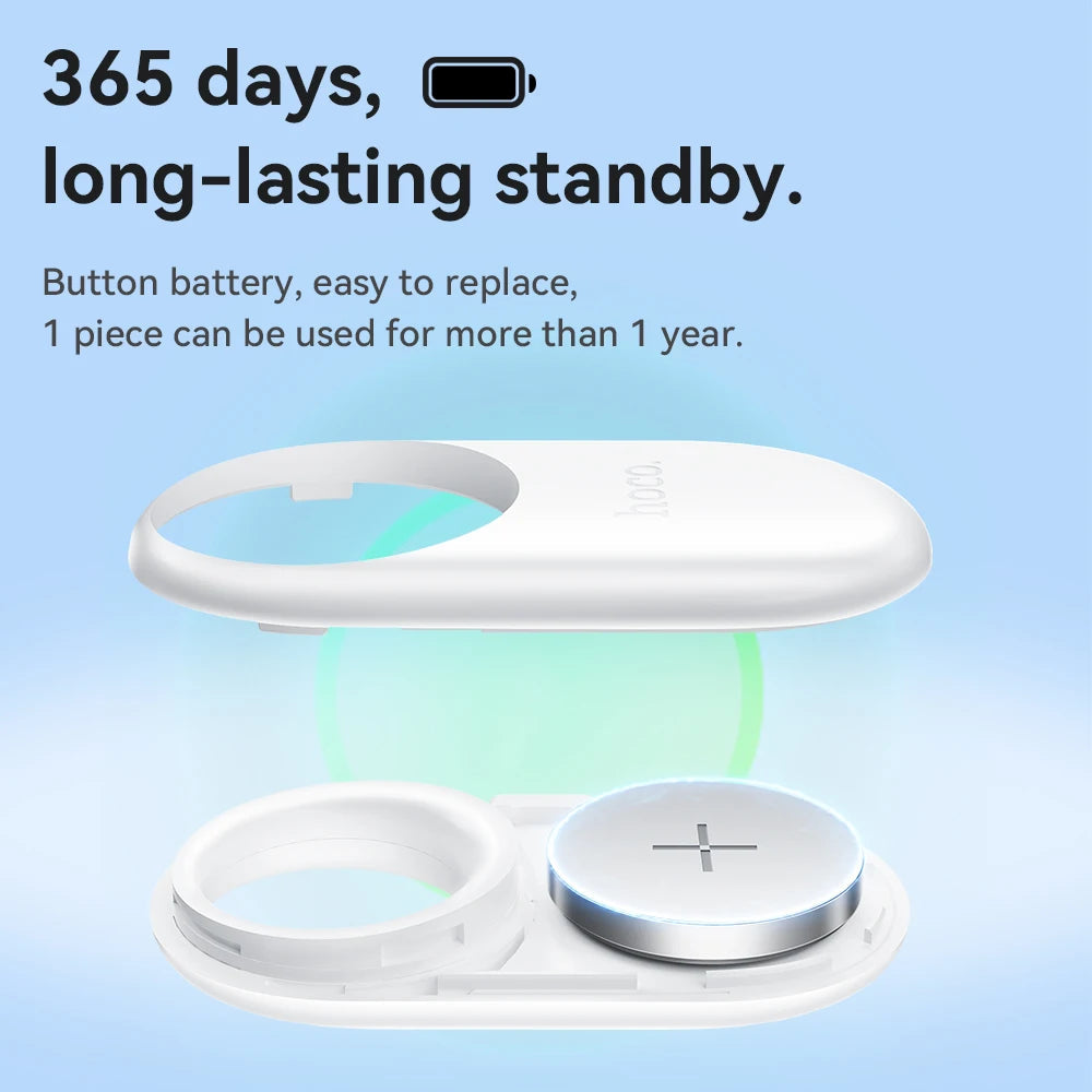 HOCO Fashion Smart Wireless Anti-Lost Position Device GPS Tracker Suppprt For Find My For Wallet Key Pet Alarm Finder Tag easy-shop-bay