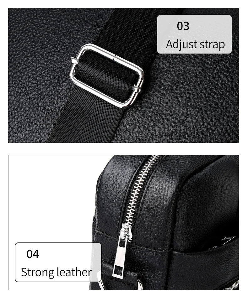 SCHLATUM Genuine Leather Briefcases Hard For Men Luxury Handbags Laptop Briefcase Bags 15.6 Inch Office Bussiness Computer Bag easy-shop-bay