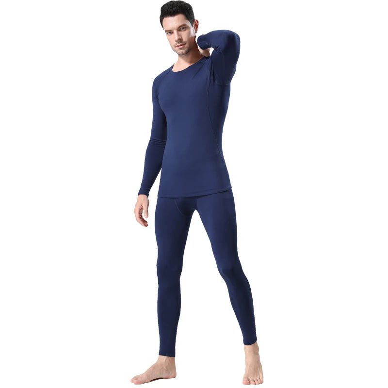 Winter Men Thermal Underwear Man Fleece Leggings Tights Warm Long Pants Thermo Compression Pants Bottoms Tights Men Clothes 3XL easy-shop-bay