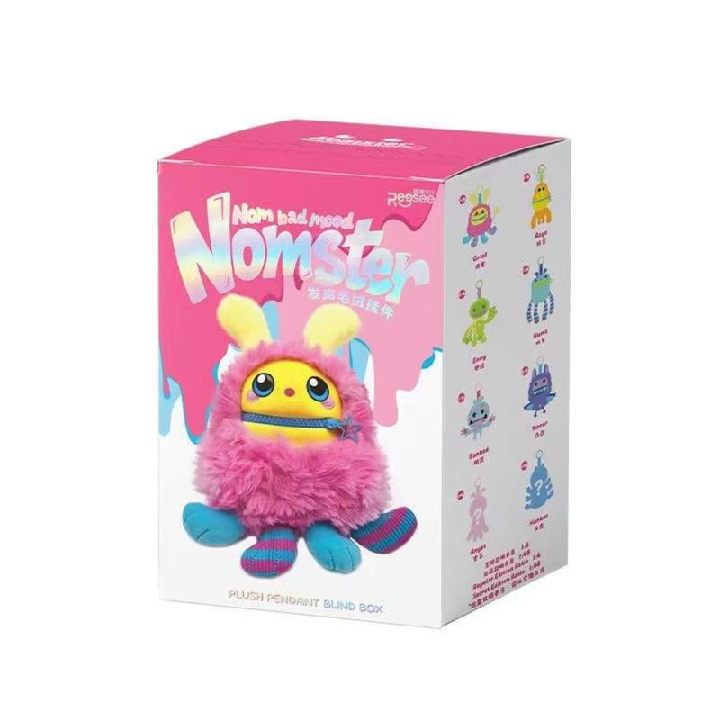 Nomster-Nom Bad Mood Sound Plush Keychain Blind Box – Cute & Fun Collectible with Unique Sounds, Perfect Gift for Plush Lovers