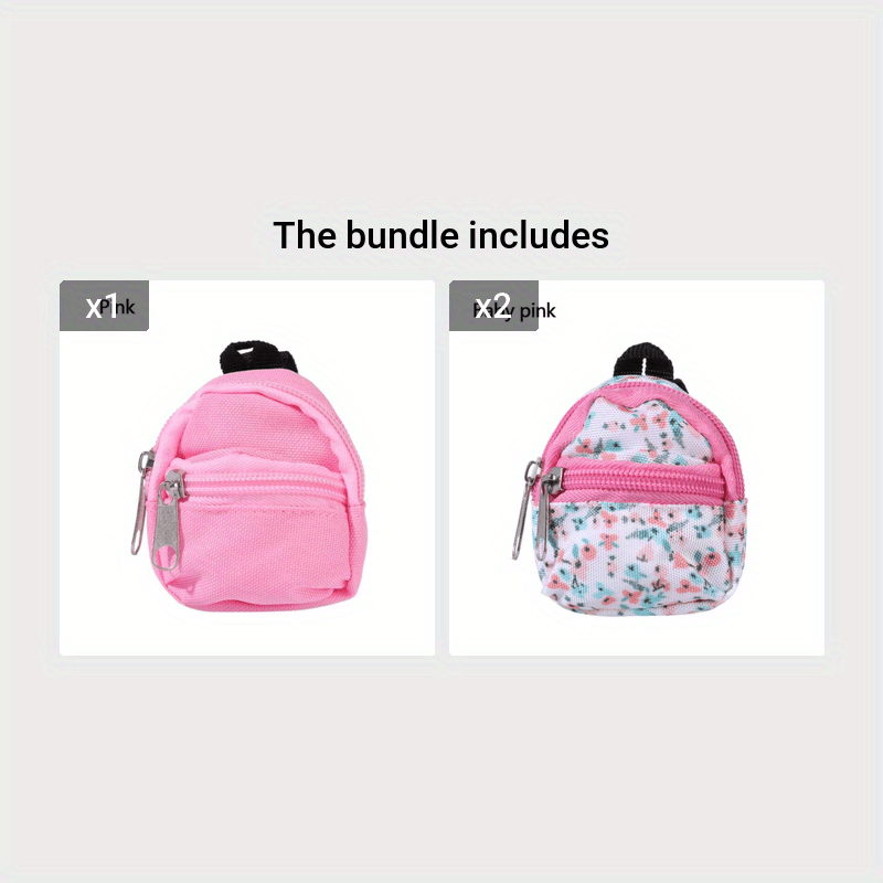 for LABUBU 30cm Doll 1/6 BJD Doll Mini Bag Backpack Mini Doll Bag Doll House Decoration Toy Accessories for Gifts Halloween, Christmas Gift easy-shop-bay