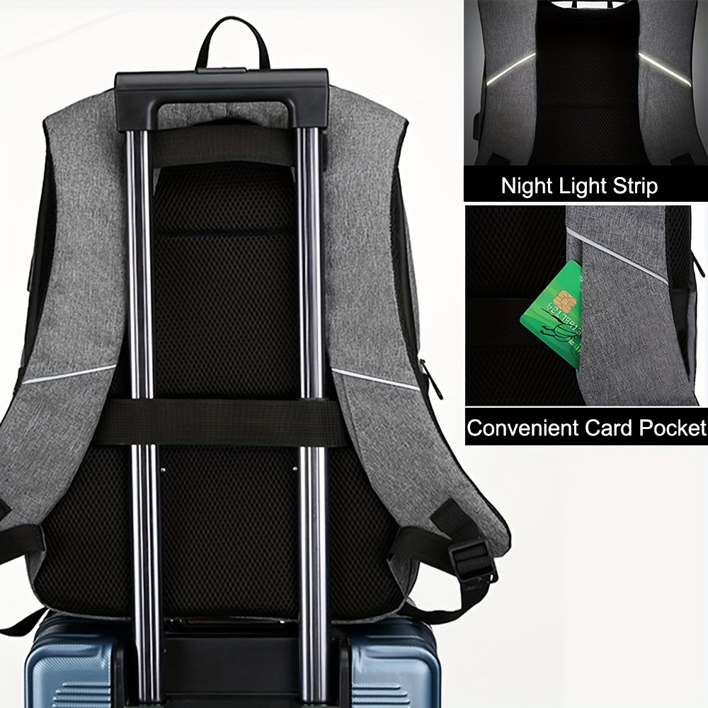 [Anti-theft | Laptop] Large Capacity Anti-theft Men's Laptop Backpack | Travel Business Bag Shoulder Bag easy-shop-bay