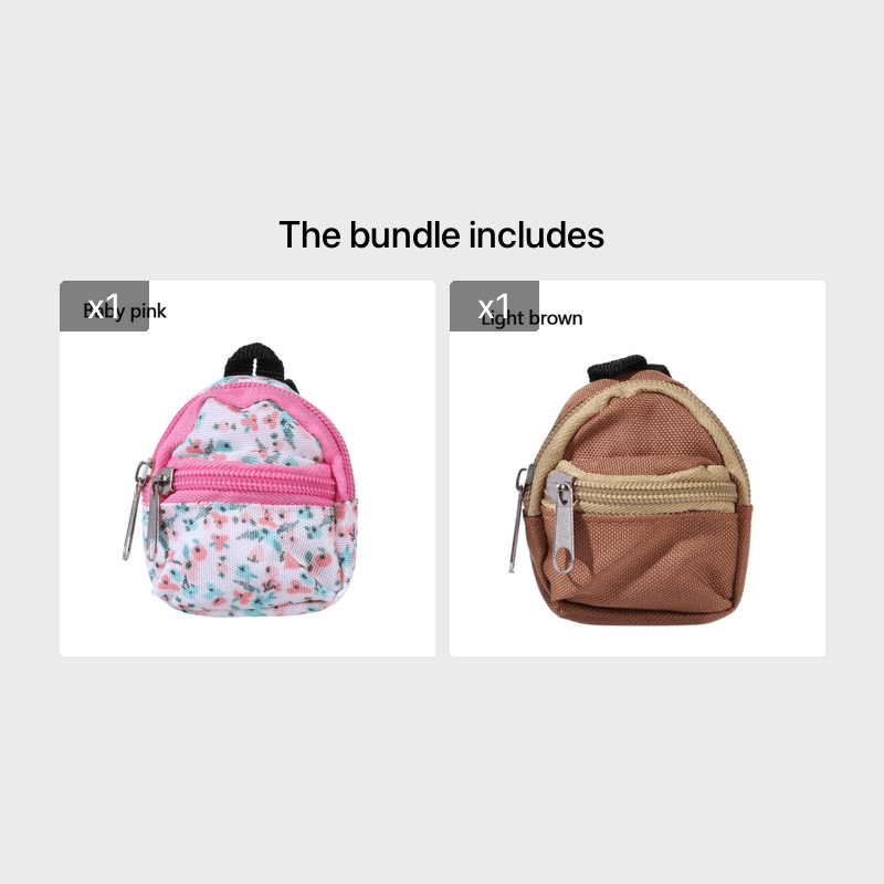 for LABUBU 30cm Doll 1/6 BJD Doll Mini Bag Backpack Mini Doll Bag Doll House Decoration Toy Accessories for Gifts Halloween, Christmas Gift easy-shop-bay