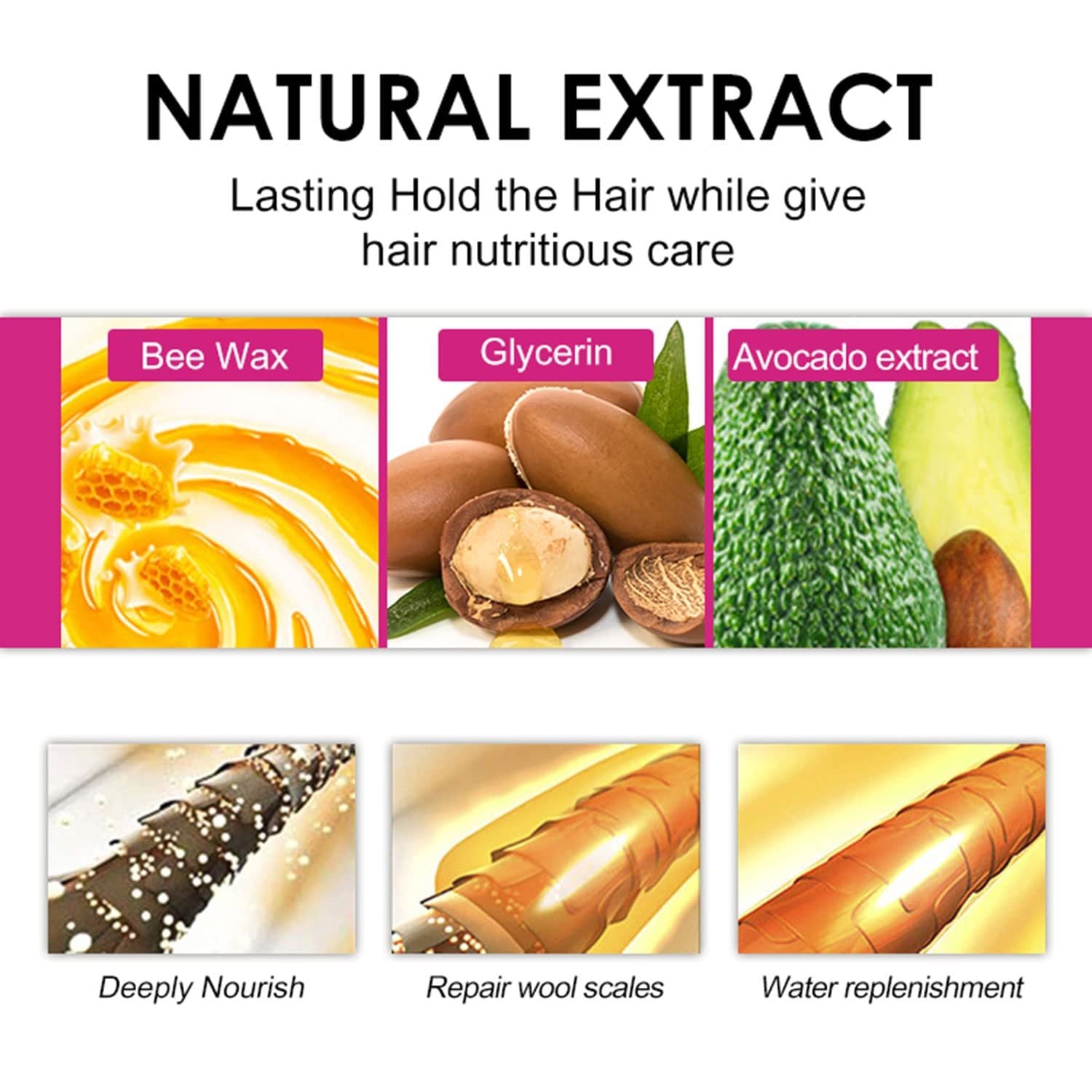 Hair Wax Stick, Flyaways Hair Styling Wax for Edge Control and Taming Youngsters' Hair easy-shop-bay