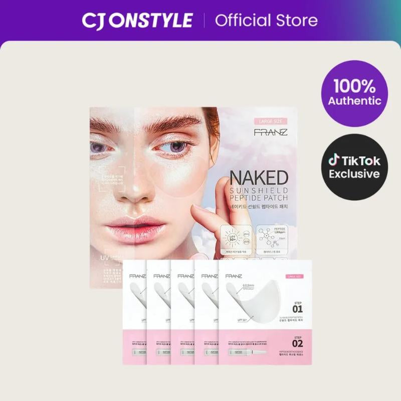 FRANZ Naked Sunshield Peptide Patch L Size (5 Pairs)