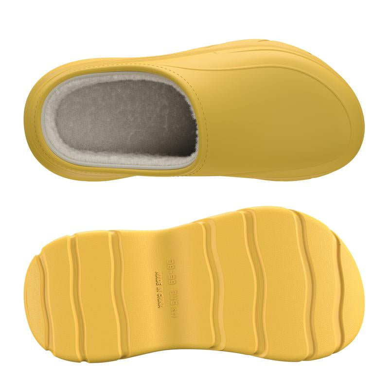 YASSIA Unisex Waterproof Fleece Lined Clogs Outdoor Non-Slip Slipper for Winter EVA Shell Cozy Walking Shoes on Cloud Women'S Shoes