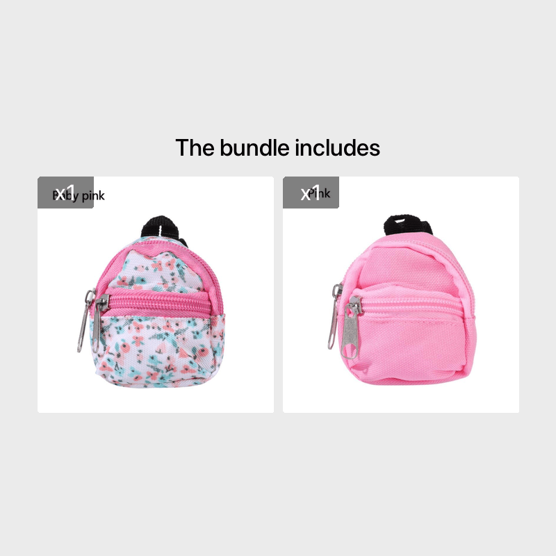 for LABUBU 30cm Doll 1/6 BJD Doll Mini Bag Backpack Mini Doll Bag Doll House Decoration Toy Accessories for Gifts Halloween, Christmas Gift easy-shop-bay