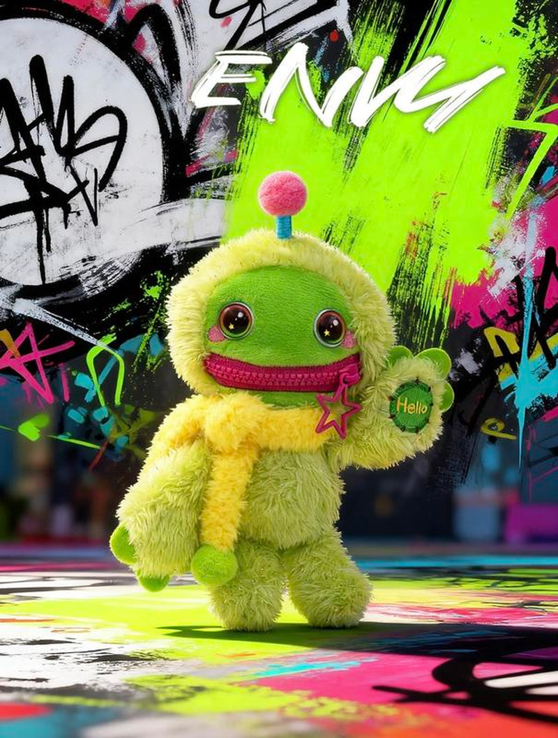 Nomster-Nom Bad Mood Sound Plush Keychain Blind Box – Cute & Fun Collectible with Unique Sounds, Perfect Gift for Plush Lovers